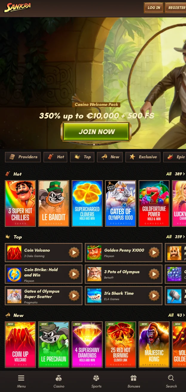 L'App di Sankra Casino